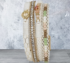 CHARM LEATHER BRACELET